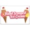 Signmission Hand Scooped Ice Cream Banner Concession Stand Food Truck Single Sided B-60 Hand Scooped Ice Cream19 - alternate 1